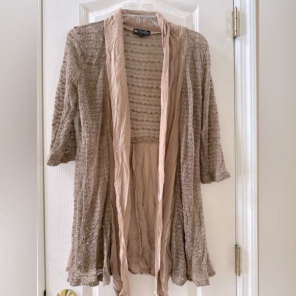 Brown Papillon Cardigan M - Picture 1 of 2